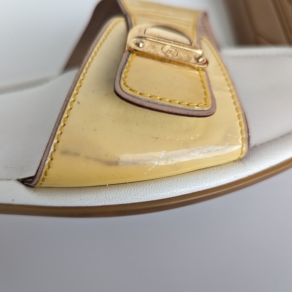 LOUIS VUITTON LEATHER WOMEN'S SANDALS - Picture 10 of 16